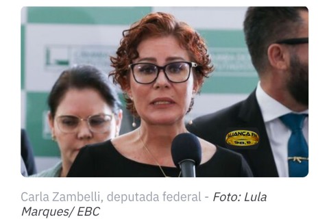 Interpol inclui Zambelli em lista de procurados em 196 países