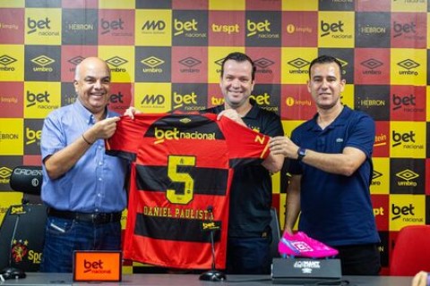 "Cheio de raça e de gana", Daniel Paulista é apresentado pelo Sport